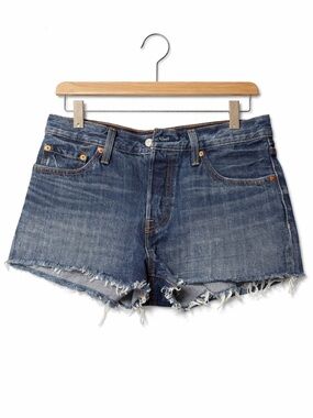 Levi’s 501 Cut Off Denim Shorts High Rise Size 28 | Festival Summer